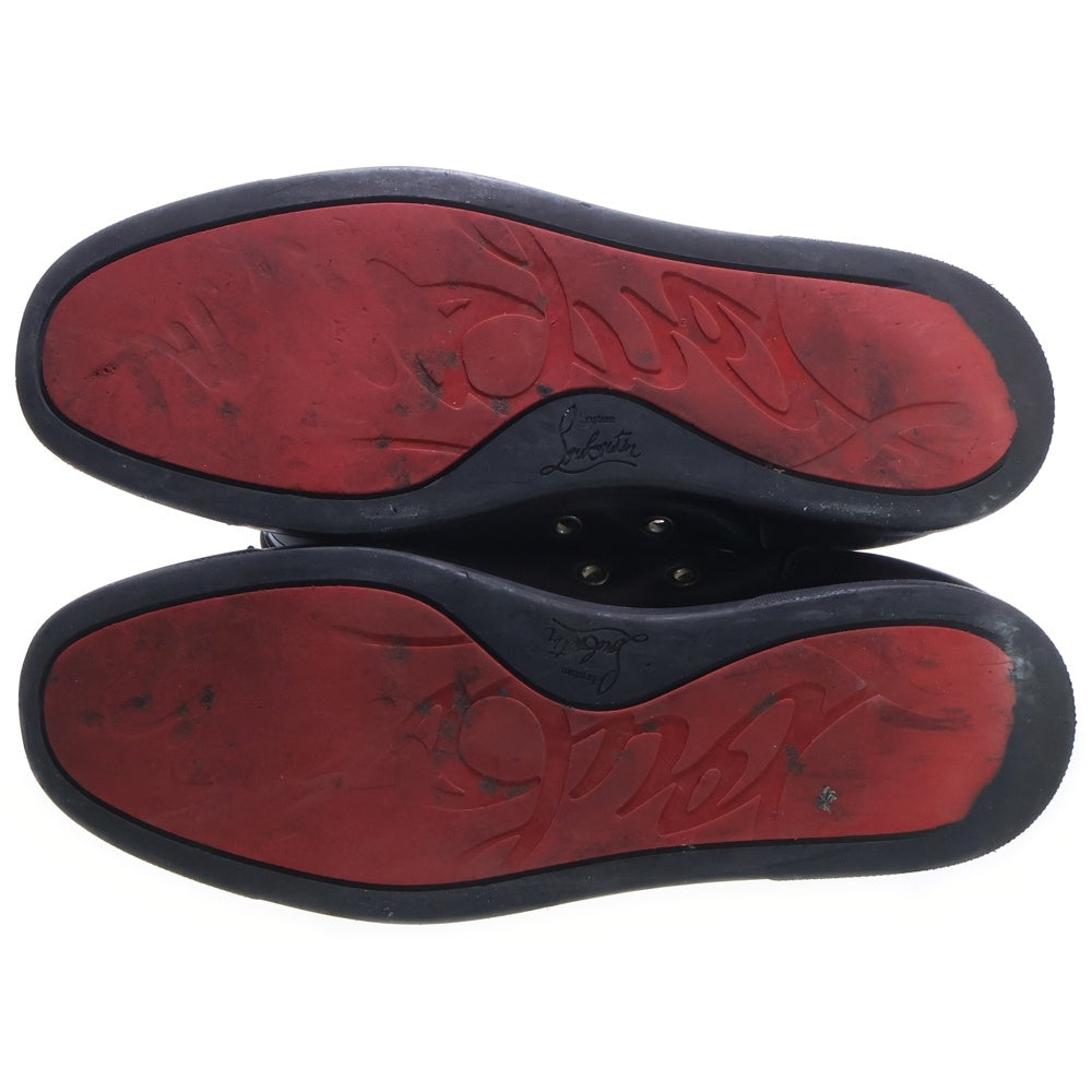 CHRISTIAN LOUBOUTIN(クリスチャンルブタン) Louis Junior Spike ルイジュニアスパイク レザー ローカットスニーカーシューズ ブラック