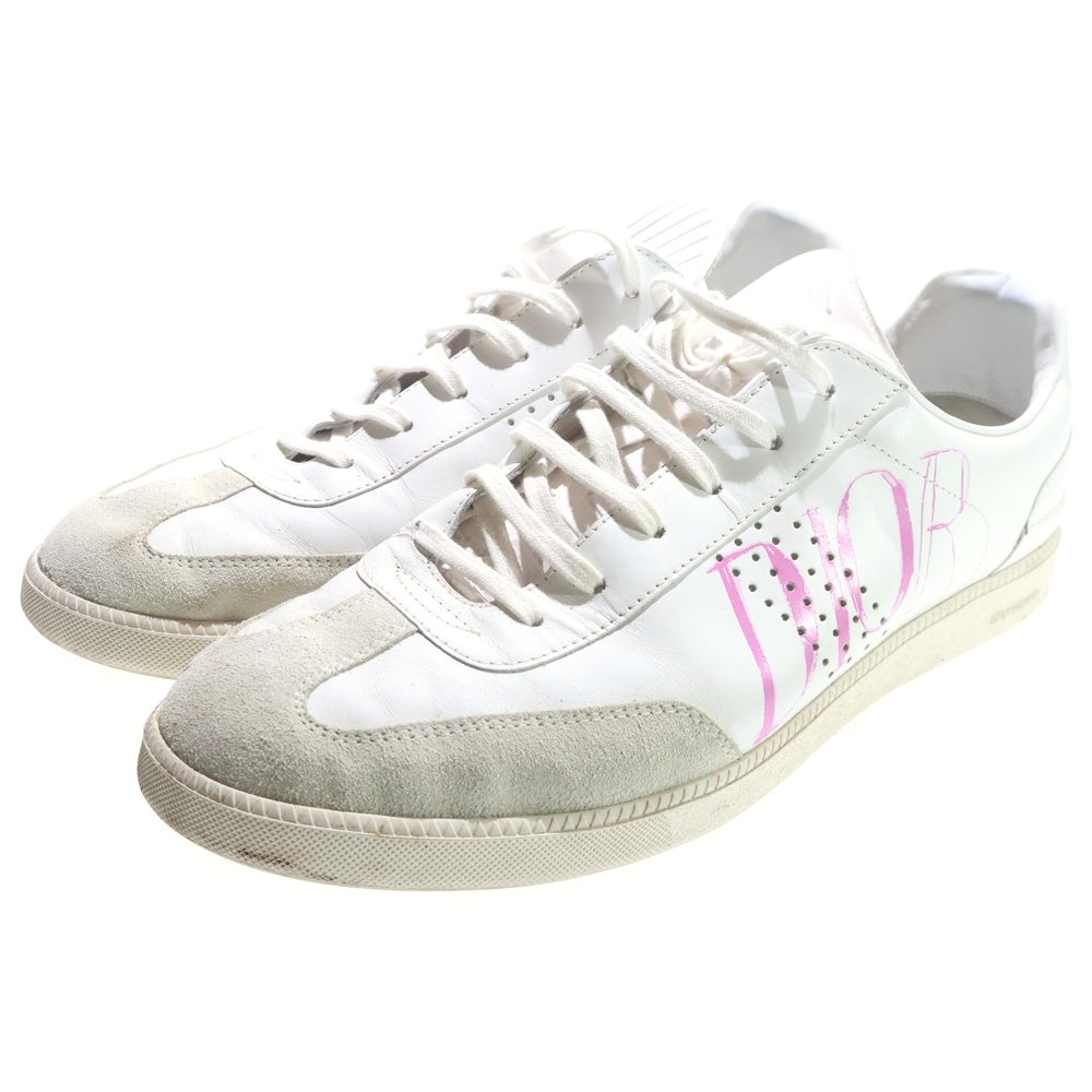 DIOR(ディオール) ×Alex Foxton B01 アレックス フォストン レザーローカットスニーカーシューズ ホワイト