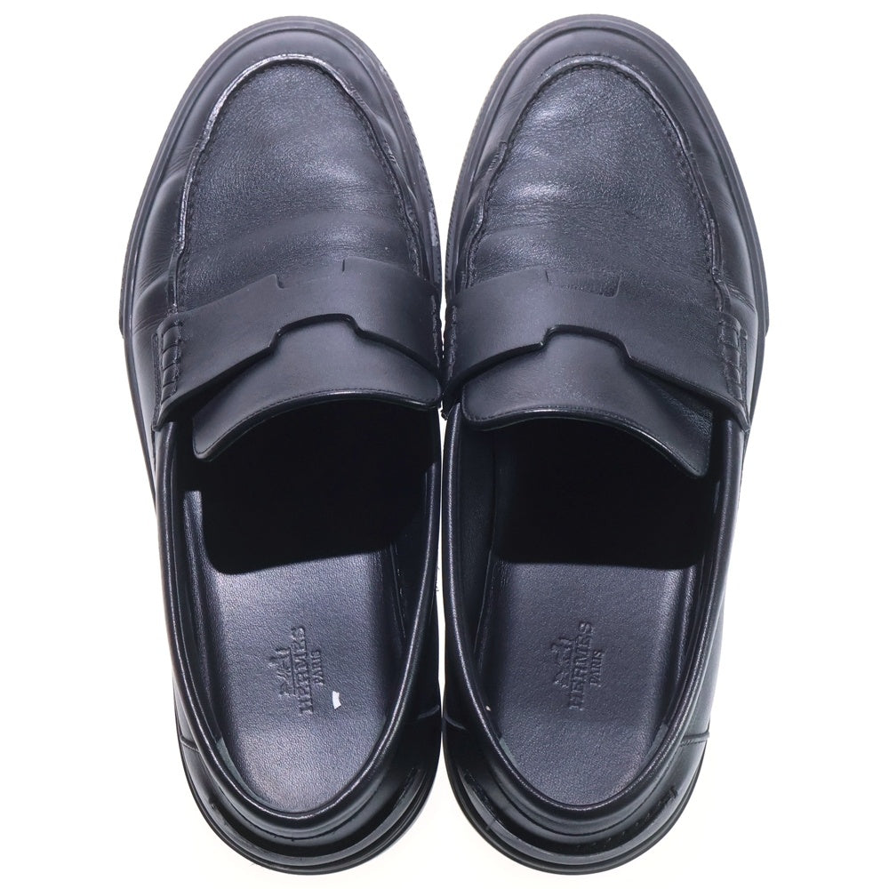 HERMES(エルメス) Ike Slip on イケ スリッポン レザーローカット ローファー ブラック