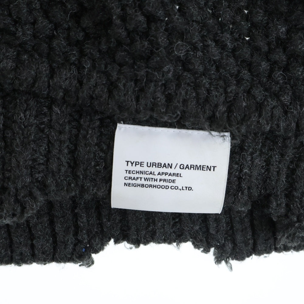 NEIGHBORHOOD(ネイバーフッド) 23AW PATCHWORK SAVAGE SWEATER パッチワーク サベージ ニット セーター グレー 232FUNH‐KNM01