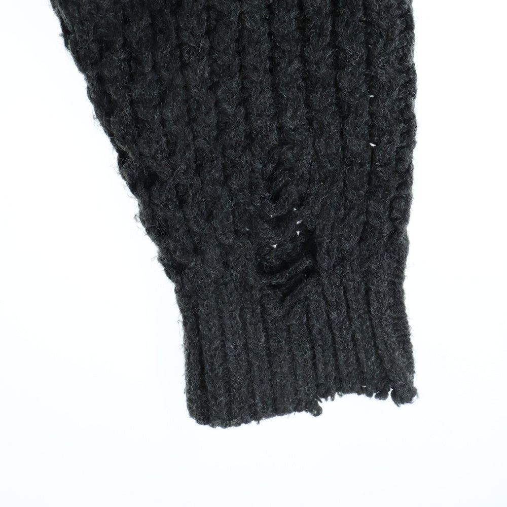 NEIGHBORHOOD(ネイバーフッド) 23AW PATCHWORK SAVAGE SWEATER パッチワーク サベージ ニット セーター グレー 232FUNH‐KNM01