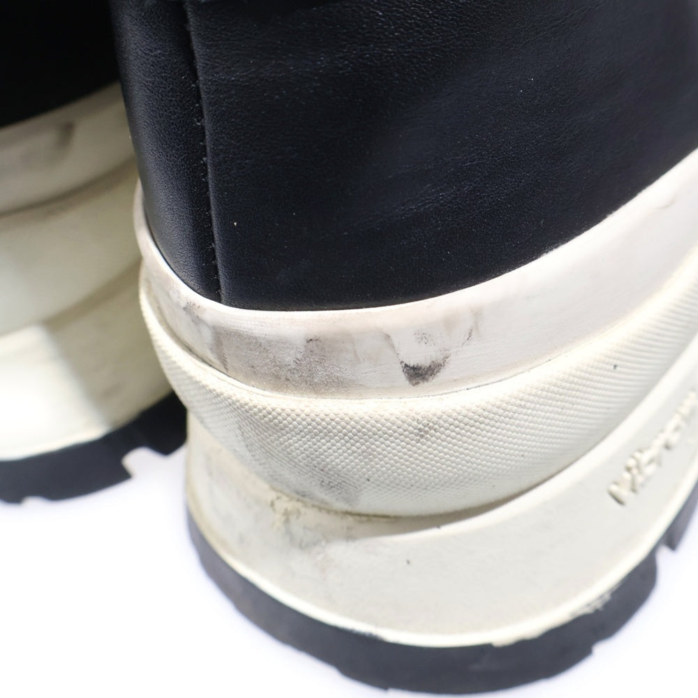 JIL SANDER(ジルサンダー) トゥバンパープラットフォーム チャンキーブーツ ブラック