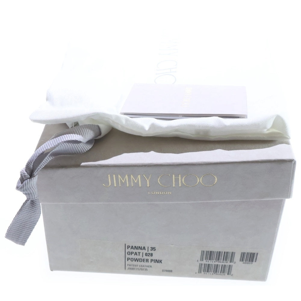 JIMMY CHOO(ジミーチュウ) PANNA OPAT オープントゥ コルク サンダル レディース ピンク/ブラウン