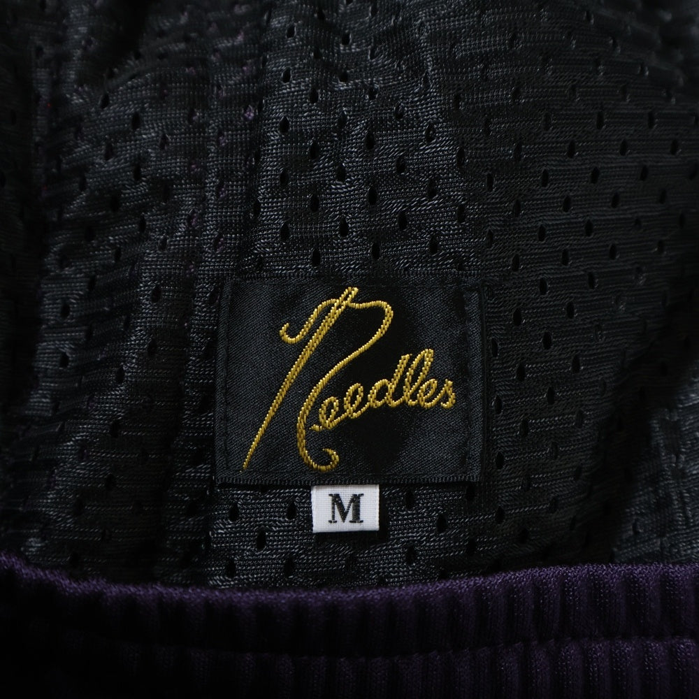 Needles(ニードルス) 22AW Boot-Cut Track Pant - Poly Smooth ブーツカット トラック ロングパンツ パープル LQ231