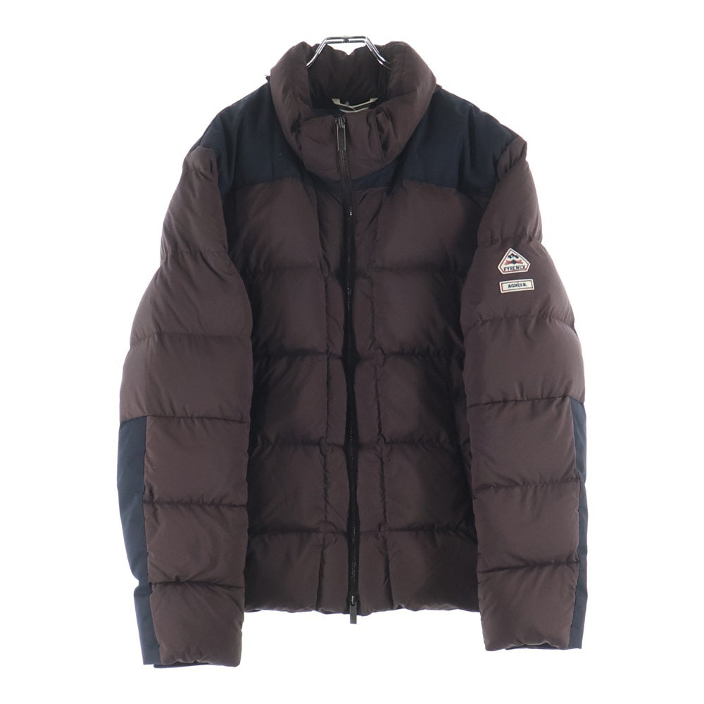 PYRENEX(ピレネックス) ×PYRENEX ピレネックス サイドロゴパッチ 中綿ダウンジャケット ブラウン HMQ055