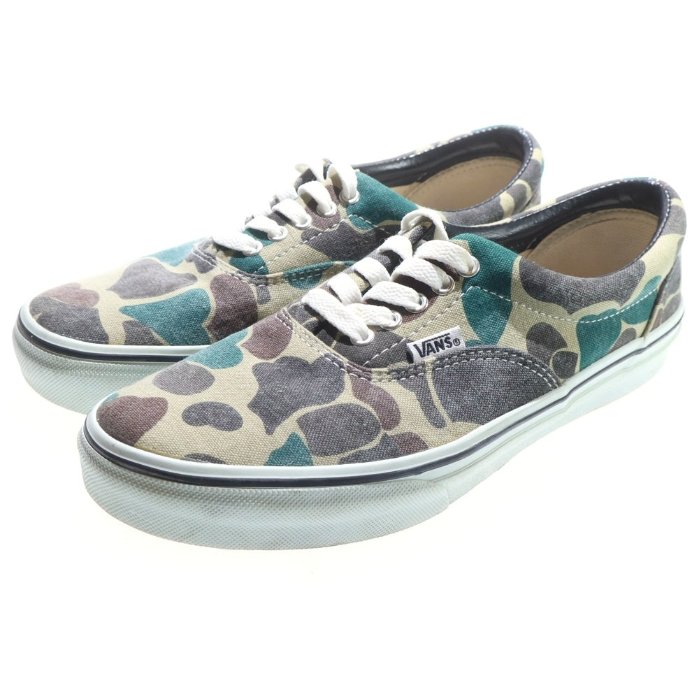 VANS(ヴァンズ) AUTHENTIC VINTAGE オーセンティック ヴィンテージ カモ柄 ローカットスニーカー カーキ US9/27cm 86029
