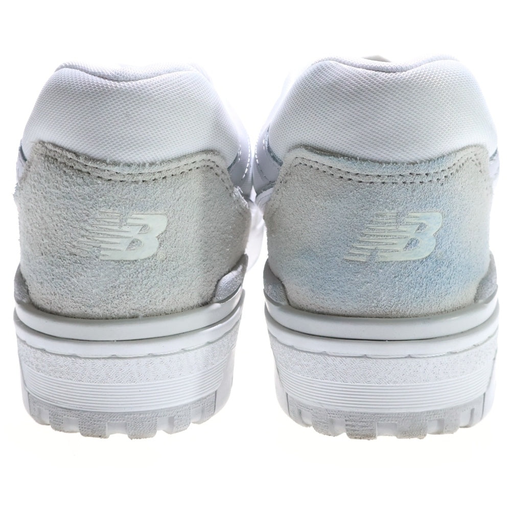 New Balance(ニューバランス) BB550NCB スエードレザー ローカットスニーカー ホワイト/グレー US9/27cm