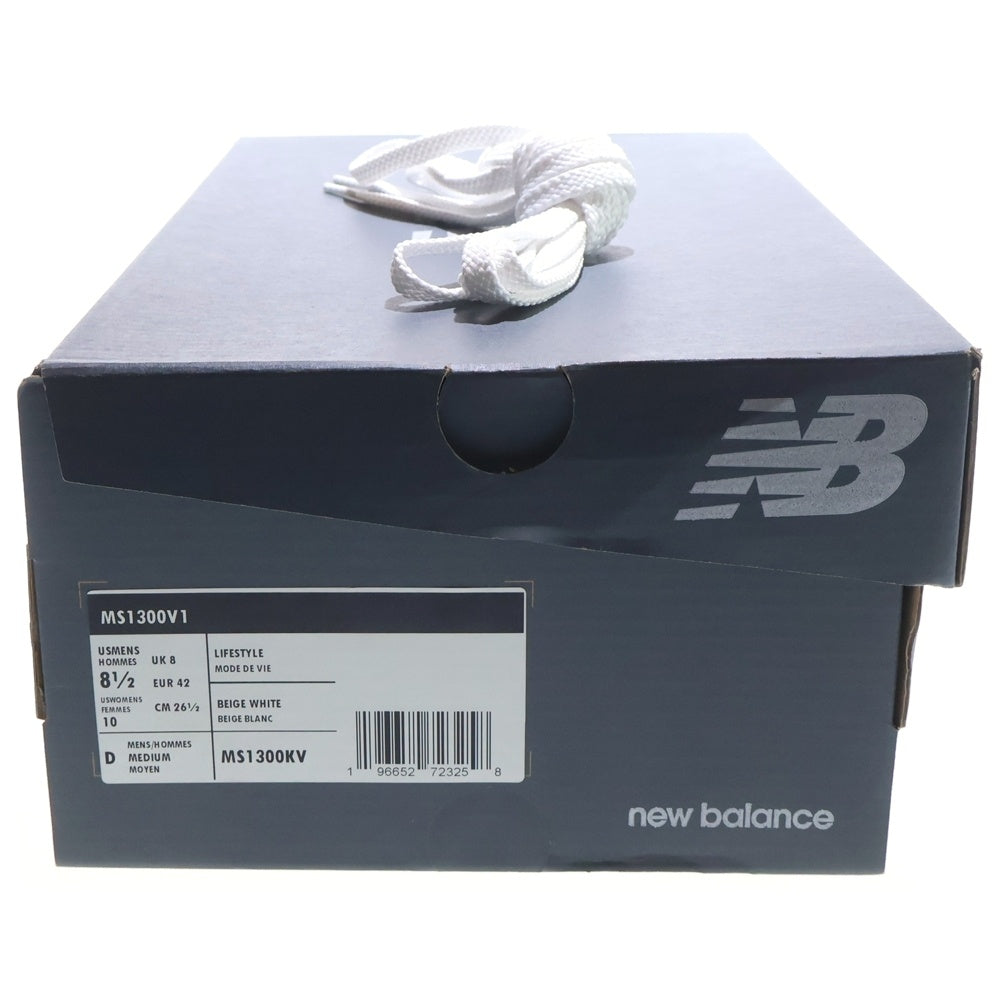 New Balance(ニューバランス) ×KITH MS1300KV キス スエードメッシュ ローカットスニーカー ホワイト/ブラウン US8.5/26.5cm