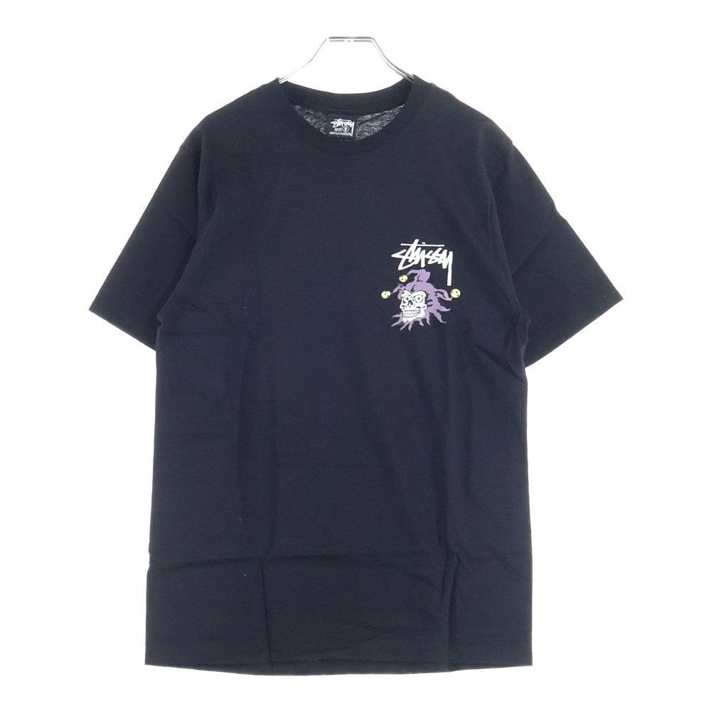 STUSSY(ステューシー) 25SS JOKER TEE ジョーカープリント クルーネック半袖Tシャツ カットソー ブラック 1905153