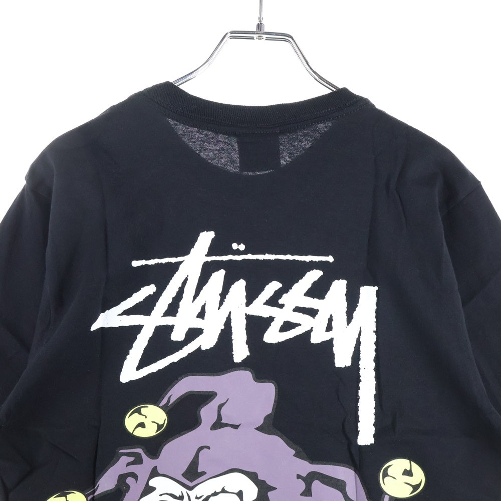 STUSSY(ステューシー) 25SS JOKER TEE ジョーカープリント クルーネック半袖Tシャツ カットソー ブラック 1905153