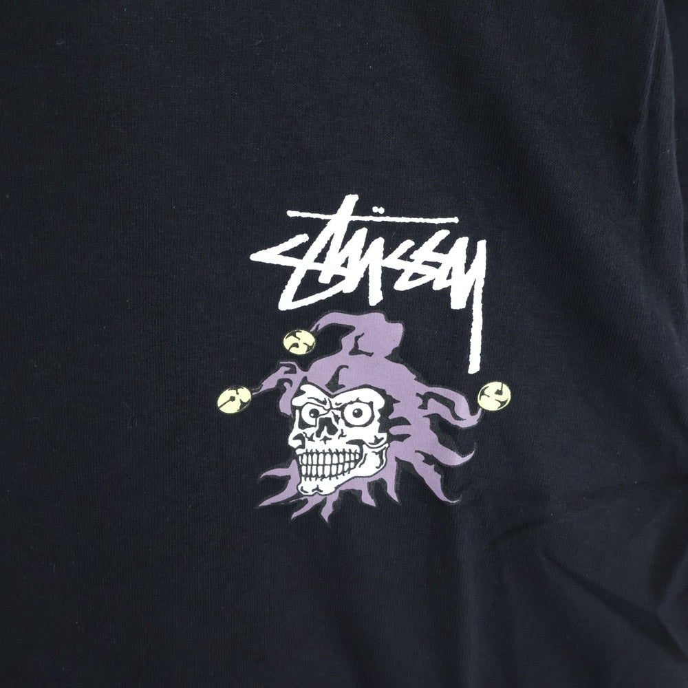 STUSSY(ステューシー) 25SS JOKER TEE ジョーカープリント クルーネック半袖Tシャツ カットソー ブラック 1905153