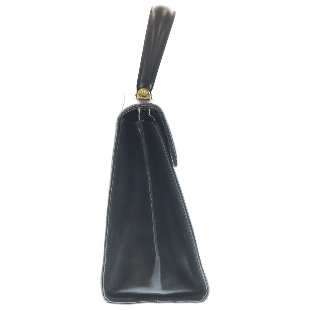 Salvatore Ferragamo(サルヴァトーレ フェラガモ) ガンチーニ レザー ハンドバッグ ブラック BA21 2181 レディース