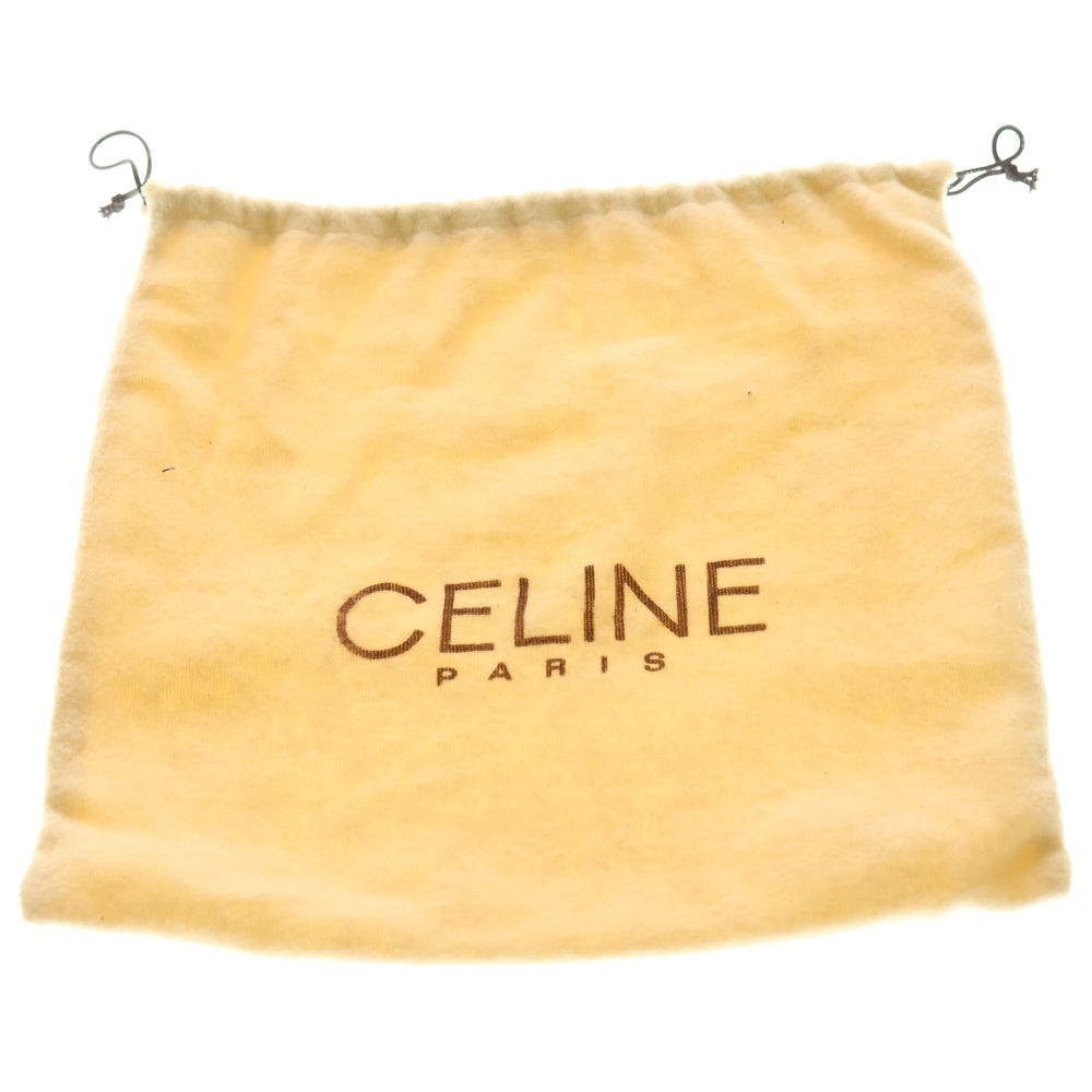 CELINE(セリーヌ) マカダム トリオンフ レザー ショルダーバッグ ブラウン レディース