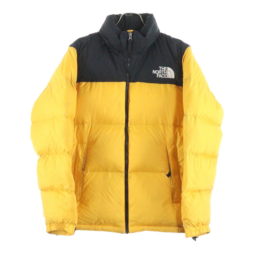 THE NORTH FACE(ザノースフェイス) NUPTSE JACKET ヌプシ ジップアップ フーデッド ダウンジャケット イエロー ND91841