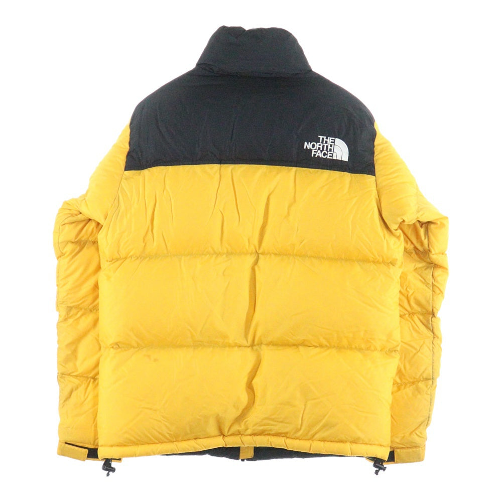 THE NORTH FACE(ザノースフェイス) NUPTSE JACKET ヌプシ ジップアップ フーデッド ダウンジャケット イエロー ND91841