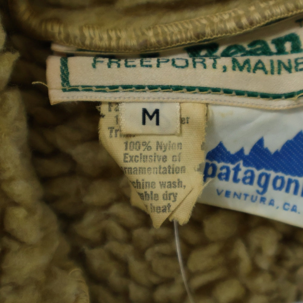 PATAGONIA(パタゴニア) 70S ×L.L.Bean VINTAGE PILE VEST ヴィンテージ エルエルビーン ボア フリース パイルベスト ベージュ