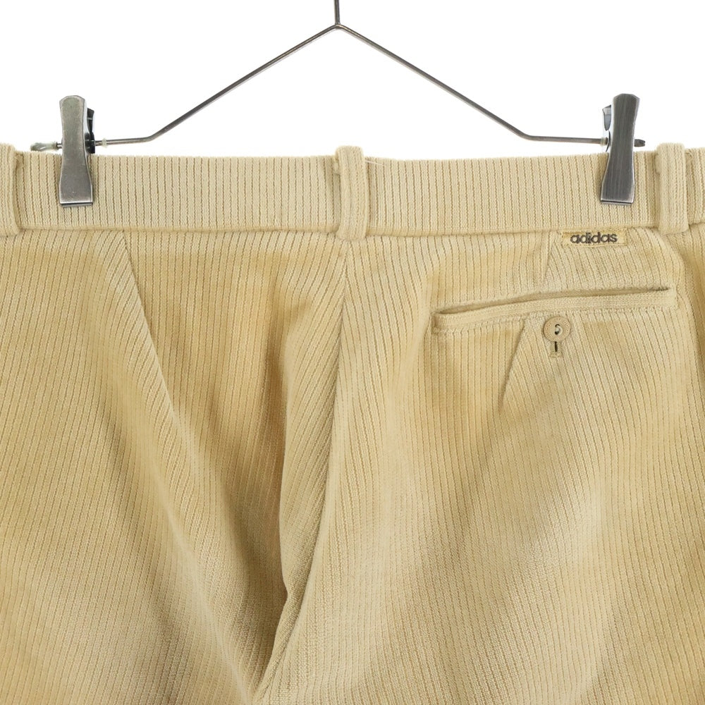 adidas(アディダス) 60-70S VINTAGE ヴィンテージ コーデュロイ トラックパンツ ベージュ