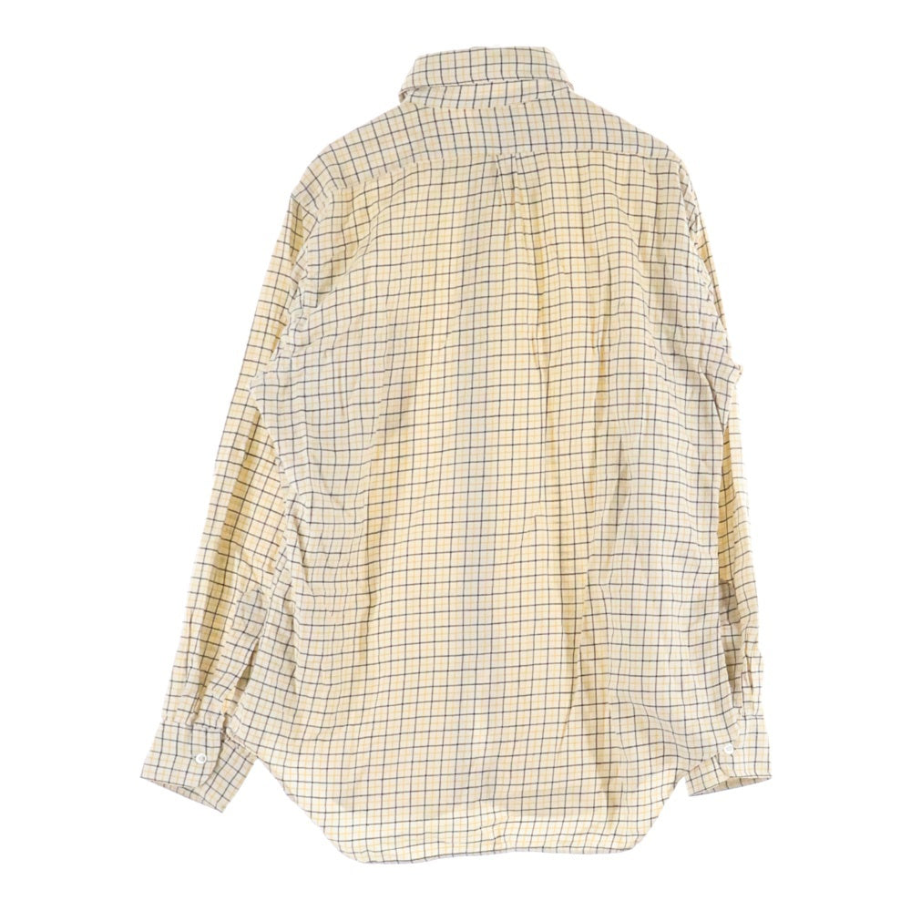 VINTAGE(ヴィンテージ) 60S VINTAGE Bloomingdale's ブルーミングテールズ ガンクラブチェック 長袖シャツ アイボリー/イエロー