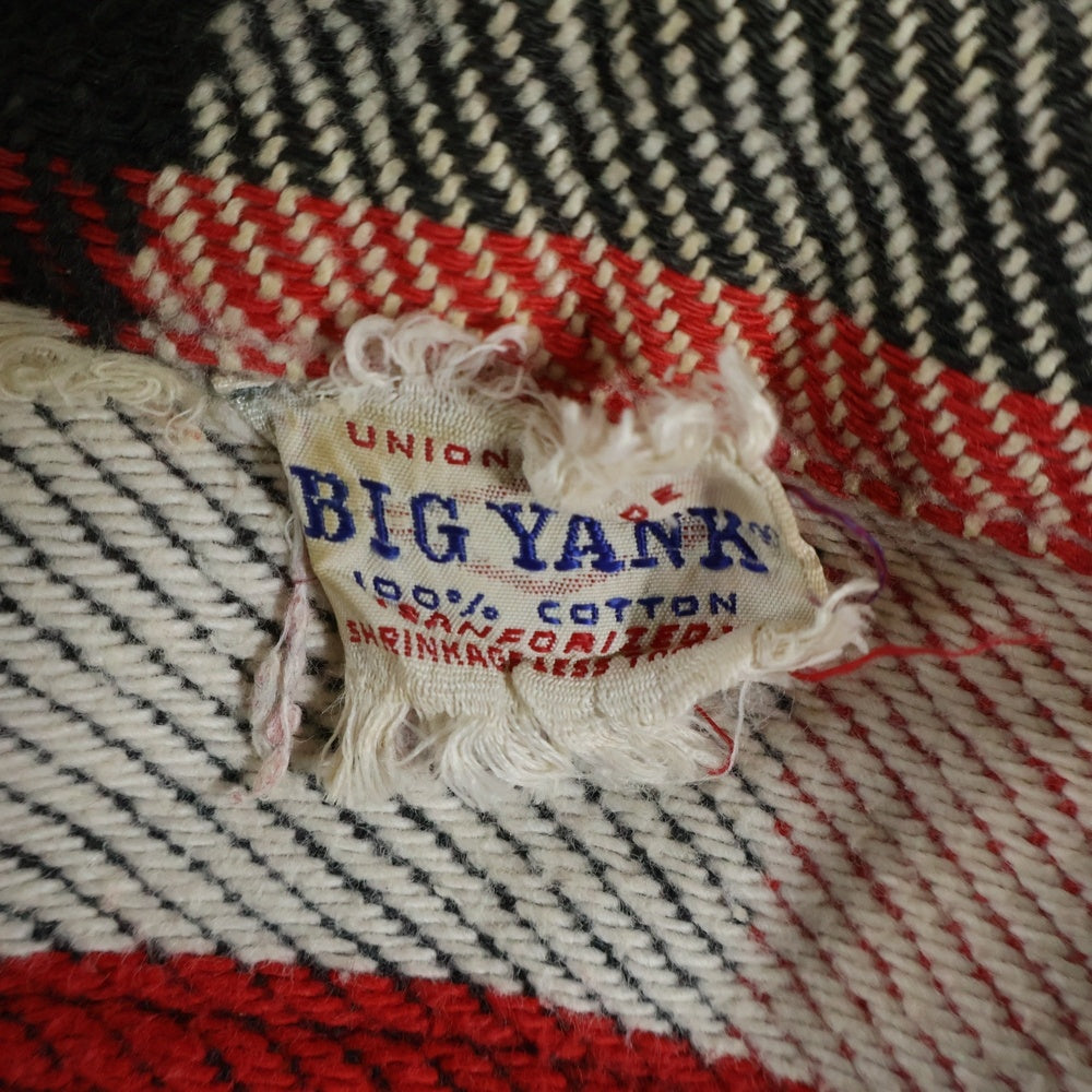 VINTAGE(ヴィンテージ) 60S VINTAGE BIG YANK ビッグヤンク チェック フランネルシャツ レッド/ホワイト