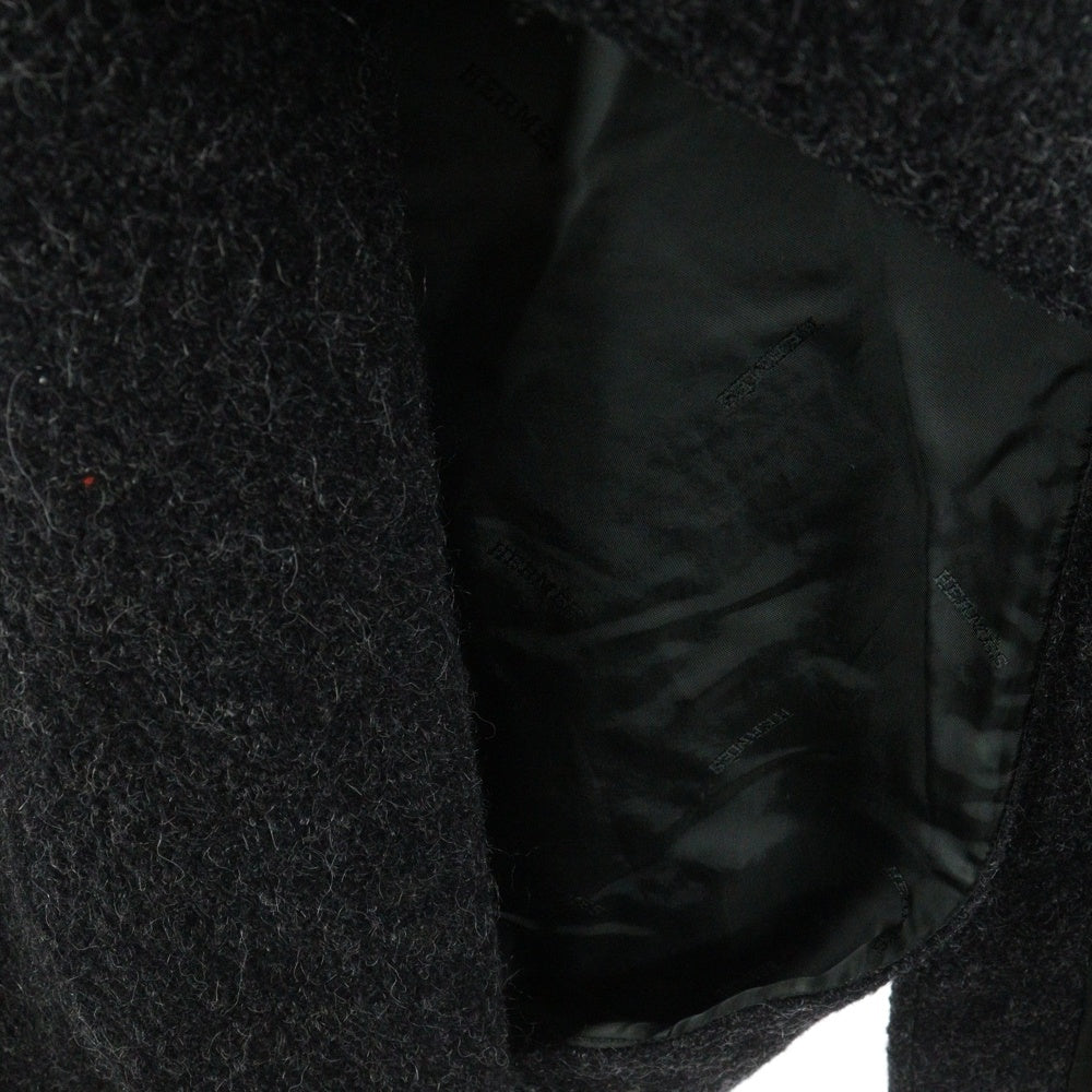 HERMES(エルメス) VINTAGE ウール トレンチコート グレー