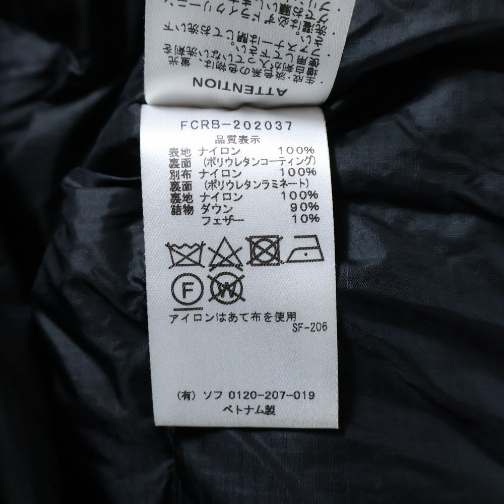 F.C.R.B./F.C.Real Bristol/FCRB(エフシーアールビー/エフシーレアルブリストル) 20AW DOWN BENCH PARKA ナイロン ベンチパーカー ダウンジャケット ネイビー FCRB-202037