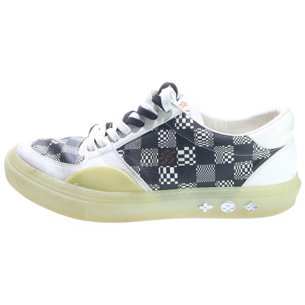 LOUIS VUITTON(ルイヴィトン) 21SS LV オリ ライン ダミエ ローカットスニーカー ホワイト/ブラック 1A8Q2B
