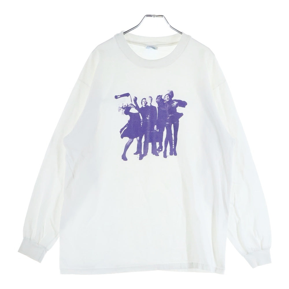 VINTAGE(ヴィンテージ) 90S VINTAGE The Warhol ヴィンテージ アンディ ウォーホル 両面プリント クルーネック ロングスリーブ長袖Tシャツカットソー ホワイト