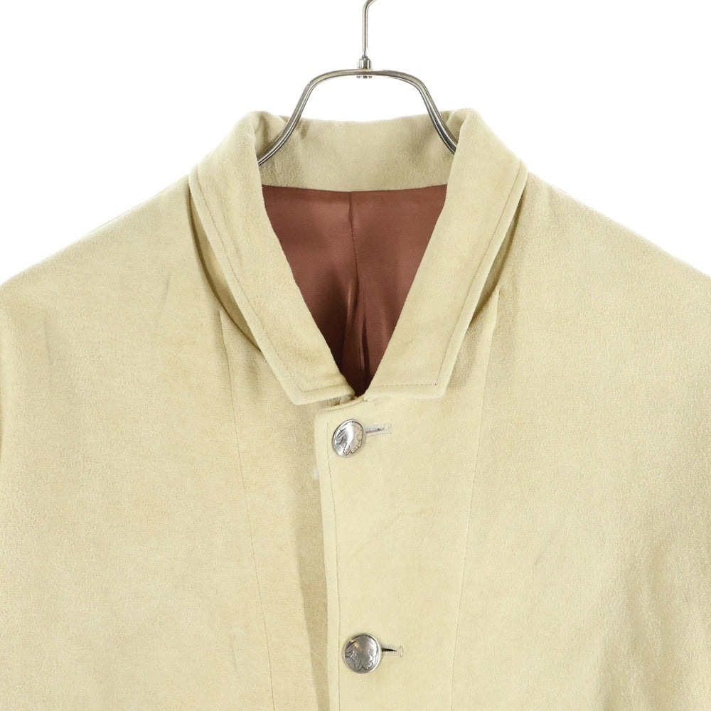 VISVIM(ヴィスヴィム) SOWER JKT ディアスキン スエード レザージャケット ベージュ 0122105013027