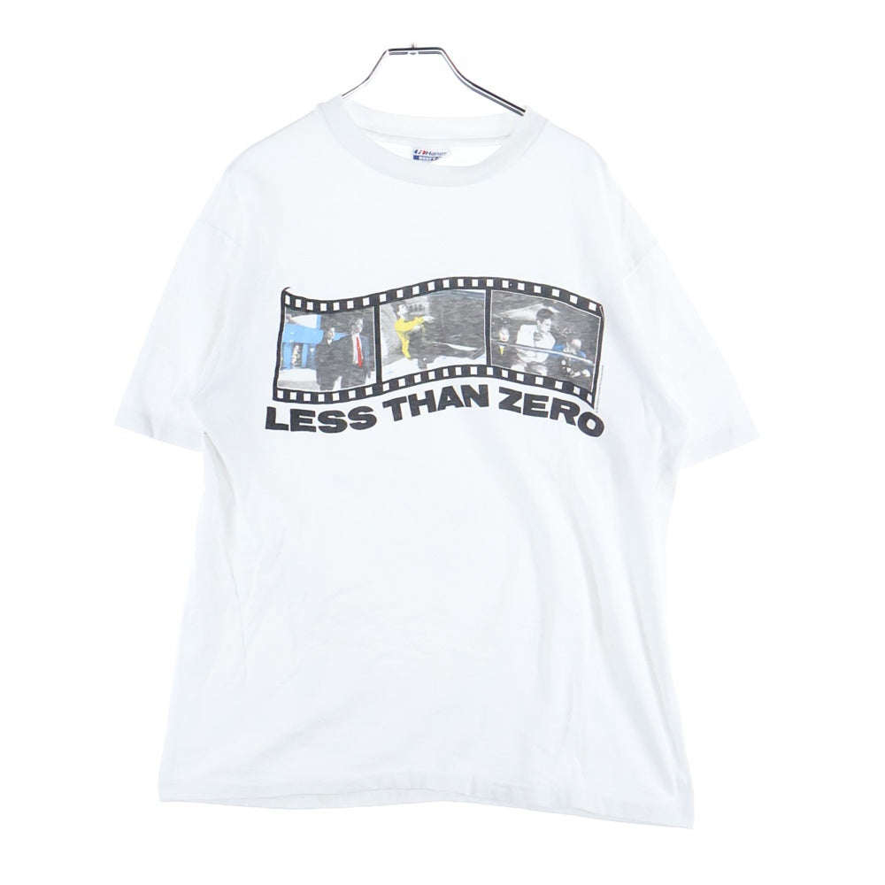 VINTAGE(ヴィンテージ) 80S LESS THAN ZERO ヴィンテージ レス サン ゼロ ムービー フォトプリント クルーネック 半袖 Tシャツ カットソー ホワイト