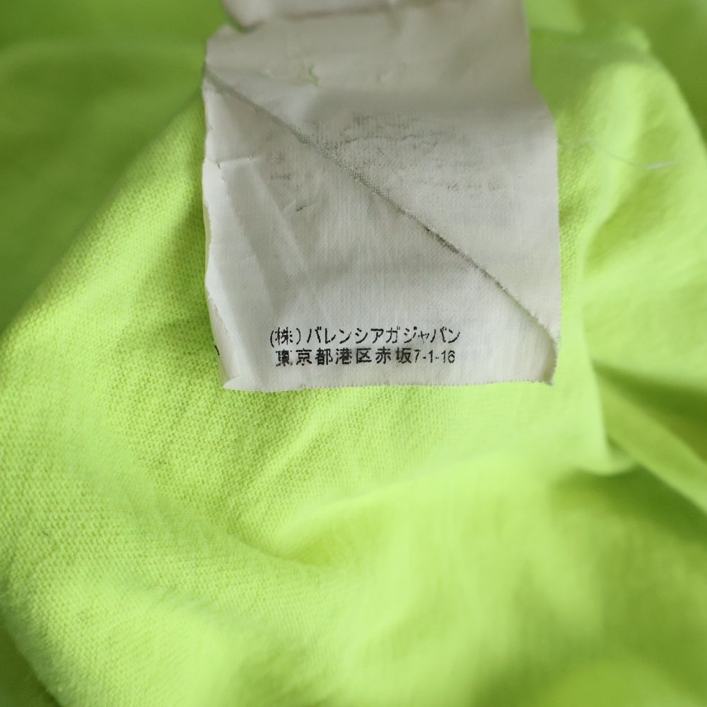 BALENCIAGA(バレンシアガ) 19SS WFP TEE WFPロゴプリント クルーネック半袖Tシャツ カットソー イエロー 541874 TCV36