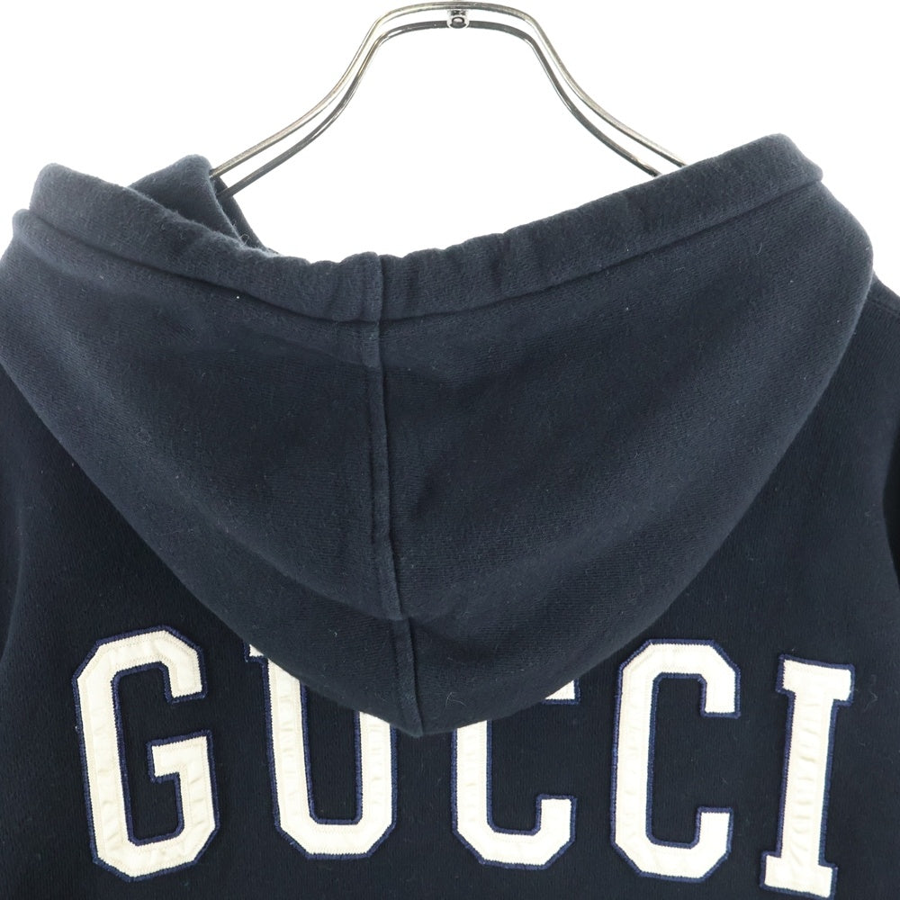 GUCCI(グッチ) 18AW ×MLB PIRTES HOODIE パイレーツパッチ プルオーバーパーカー スウェットフーディ ブラック 475374-X9Y97