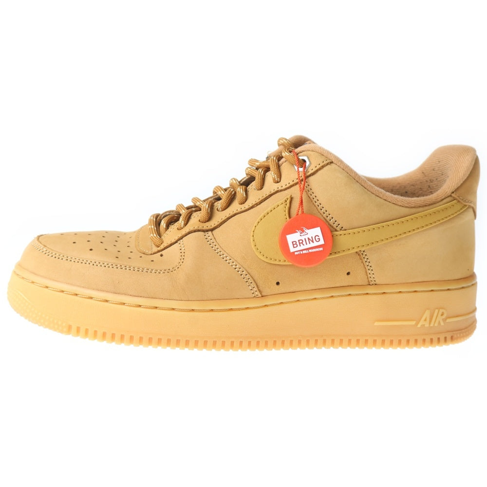NIKE(ナイキ) AIR FORCE 1 '07 WB FLAX WHEAT-GUM エアフォース1 フラックス ウィート ローカットスニーカー ブラウン US9.5/27.5cm CJ9179-200