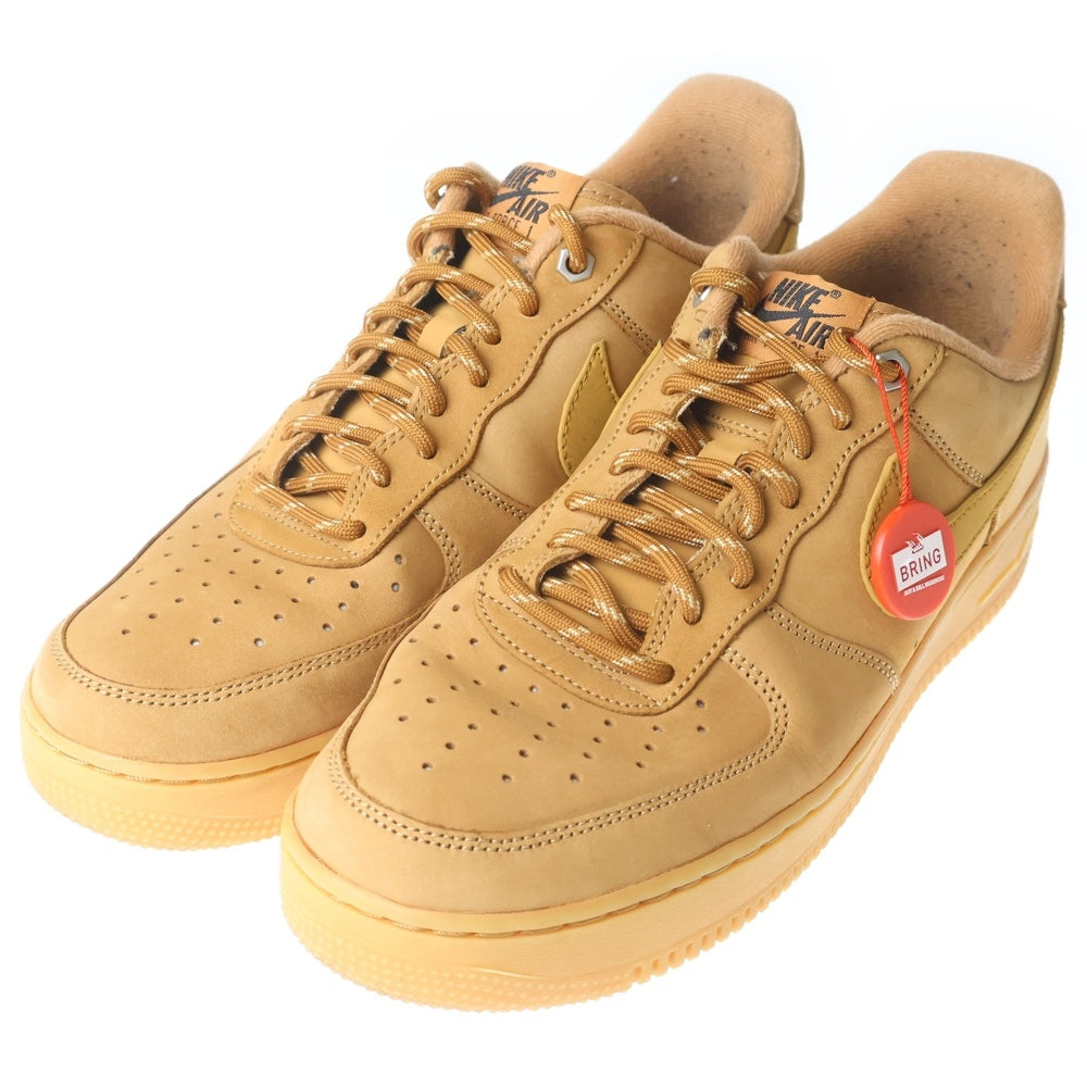 NIKE(ナイキ) AIR FORCE 1 '07 WB FLAX WHEAT-GUM エアフォース1 フラックス ウィート ローカットスニーカー ブラウン US9.5/27.5cm CJ9179-200