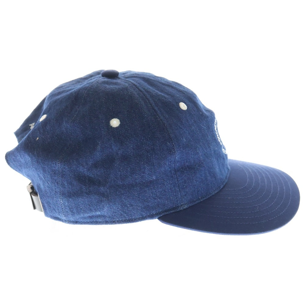 WTAPS(ダブルタップス) 25SS T-6M 05 COTTON DENIM CAP ロゴ刺繍 デニム キャップ 帽子 インディゴ 251HCDT-HT05