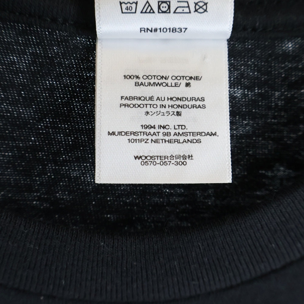 SUPREME(シュプリーム) 25AW ×Y's Yohji Yamamoto Star Tee ワイズ ヨウジヤマモト スター フロントプリント クルーネック 半袖Tシャツ カットソー ブラック