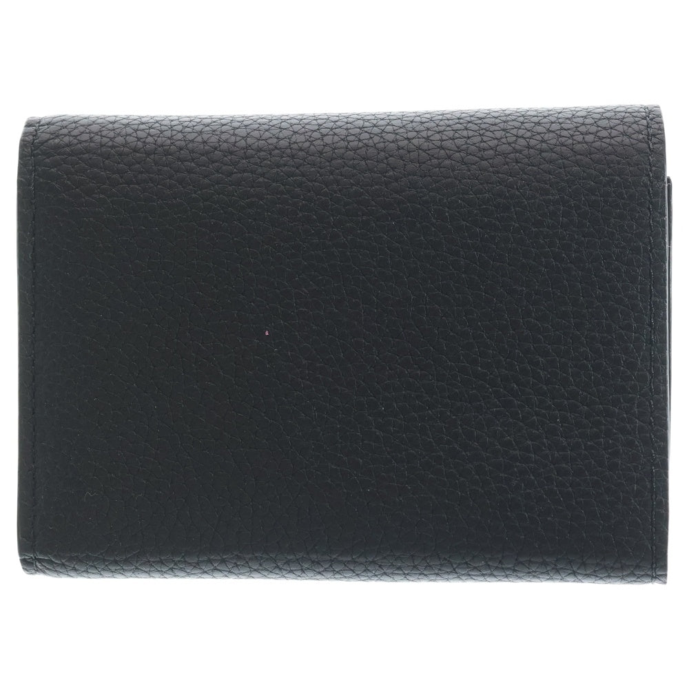 LOUIS VUITTON(ルイヴィトン) ジョルジュ ミレジム カーフレザー コンパクトウォレット 三つ折り財布 ブラック RFID M25965