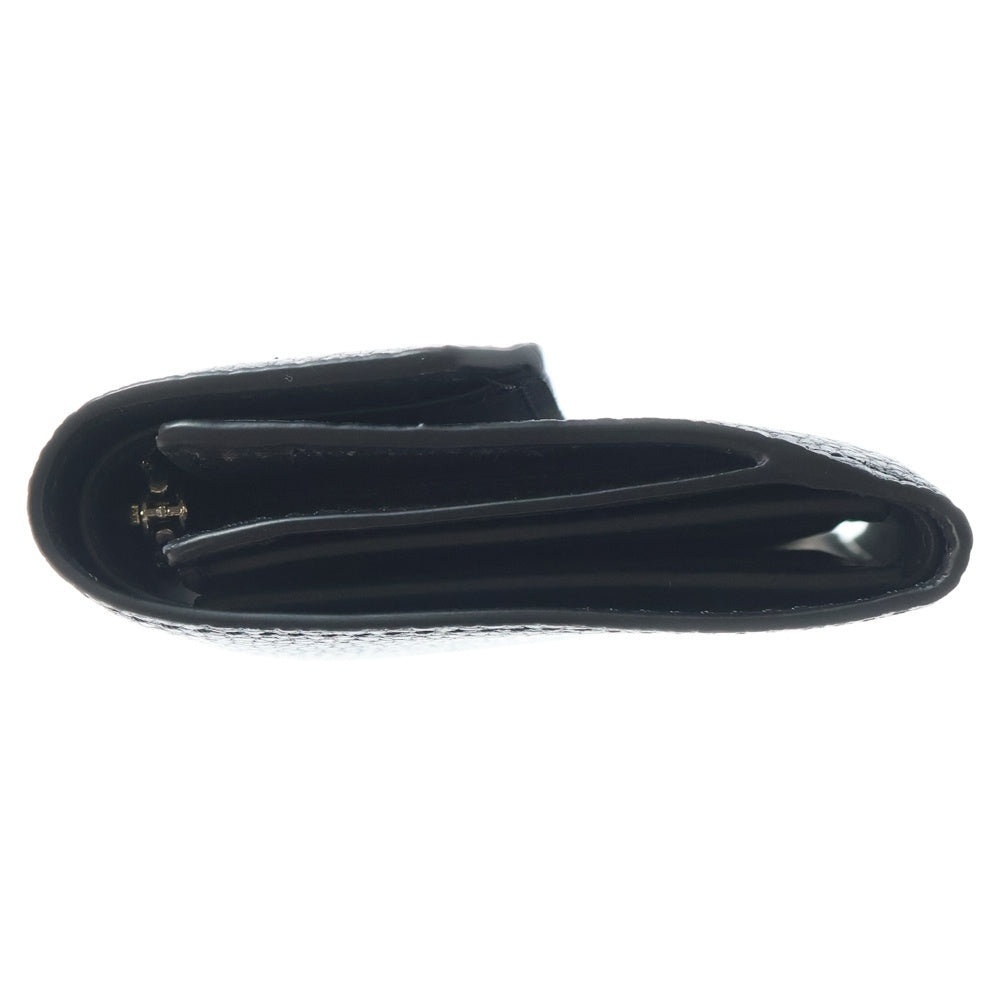 LOUIS VUITTON(ルイヴィトン) ジョルジュ ミレジム カーフレザー コンパクトウォレット 三つ折り財布 ブラック RFID M25965