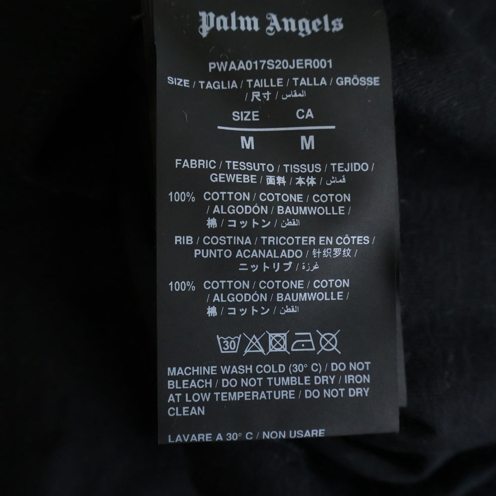 Palm Angels(パームエンジェルス) 20SS テディベアプリントクルーネック半袖Tシャツカットソー ブラック PWAA017S20JER001