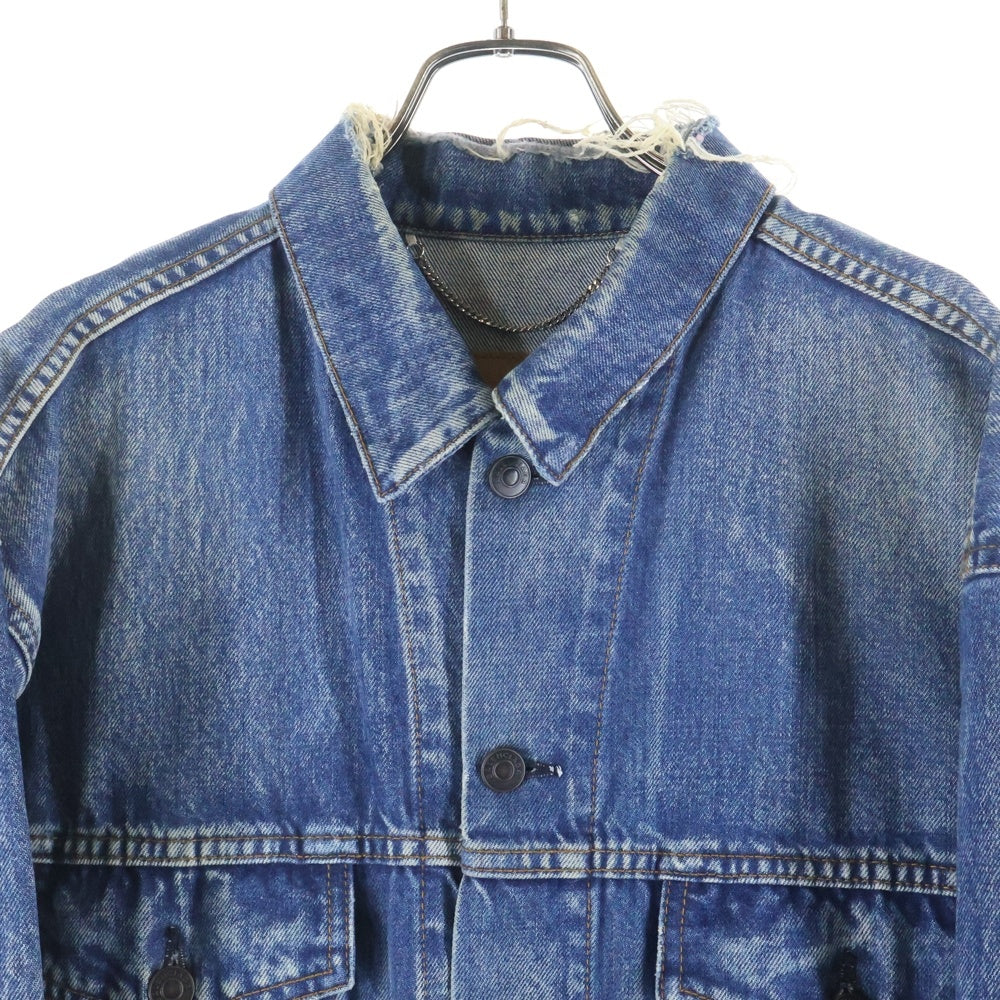 BALENCIAGA(バレンシアガ) 17AW オーバーサイズ デニム トラッカー ジャケット インディゴ 493609