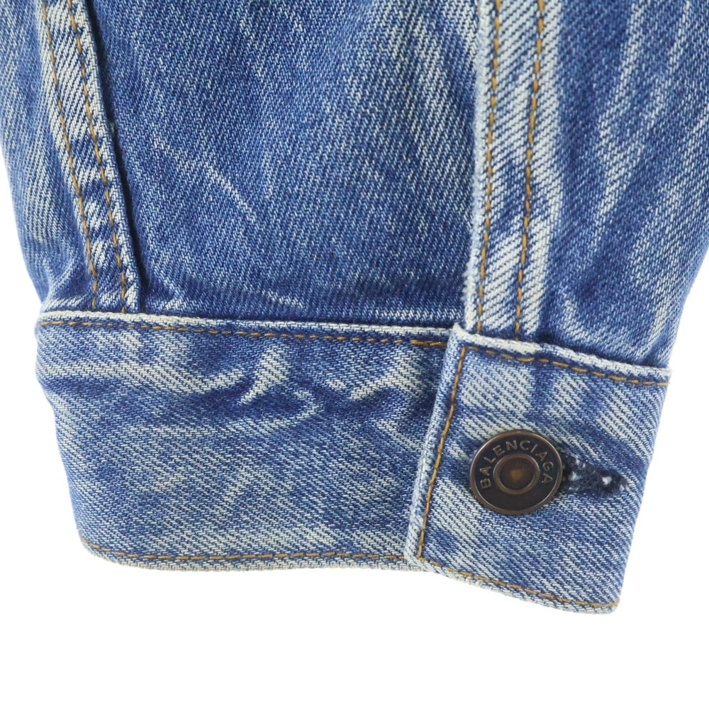 BALENCIAGA(バレンシアガ) 17AW オーバーサイズ デニム トラッカー ジャケット インディゴ 493609