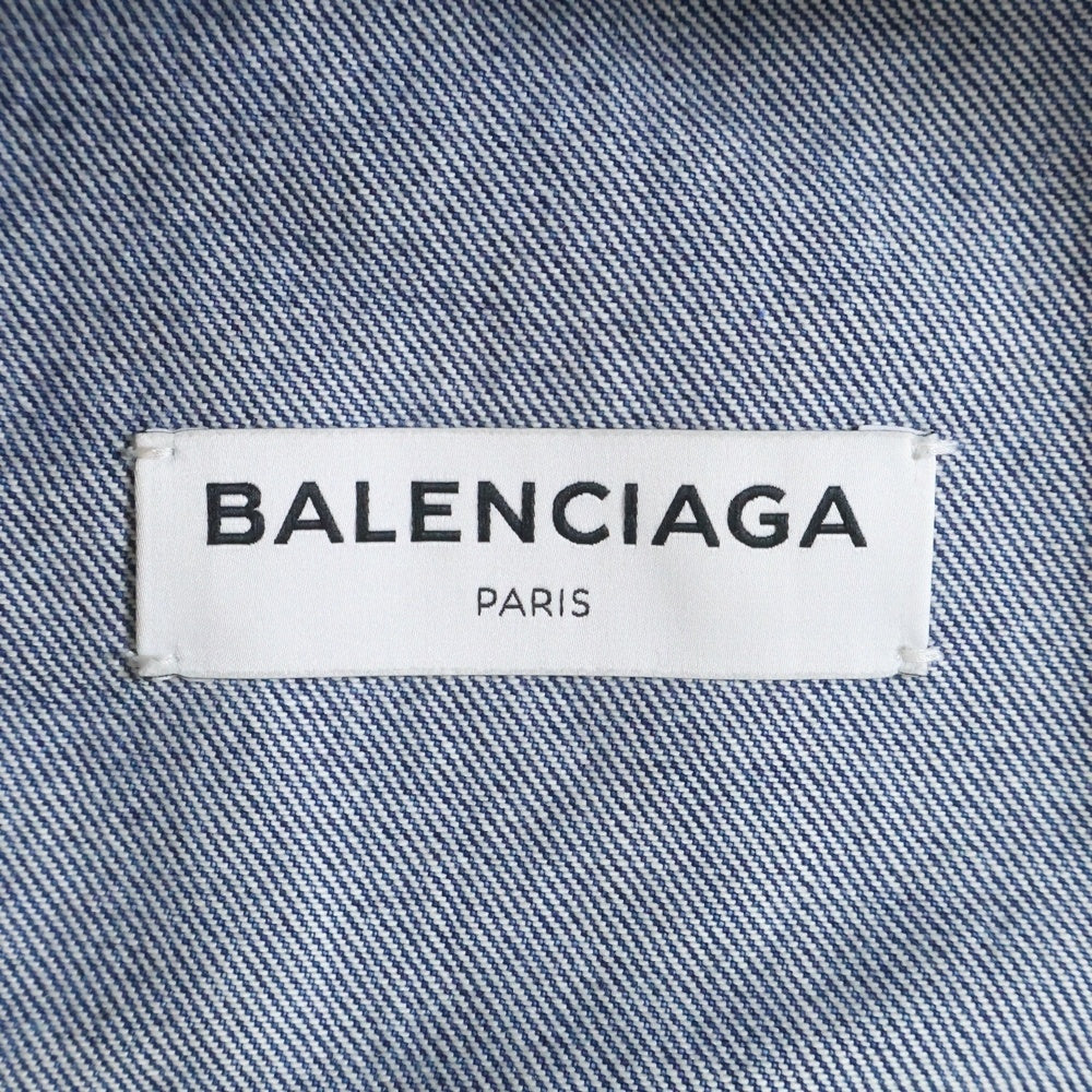 BALENCIAGA(バレンシアガ) 17AW オーバーサイズ デニム トラッカー ジャケット インディゴ 493609