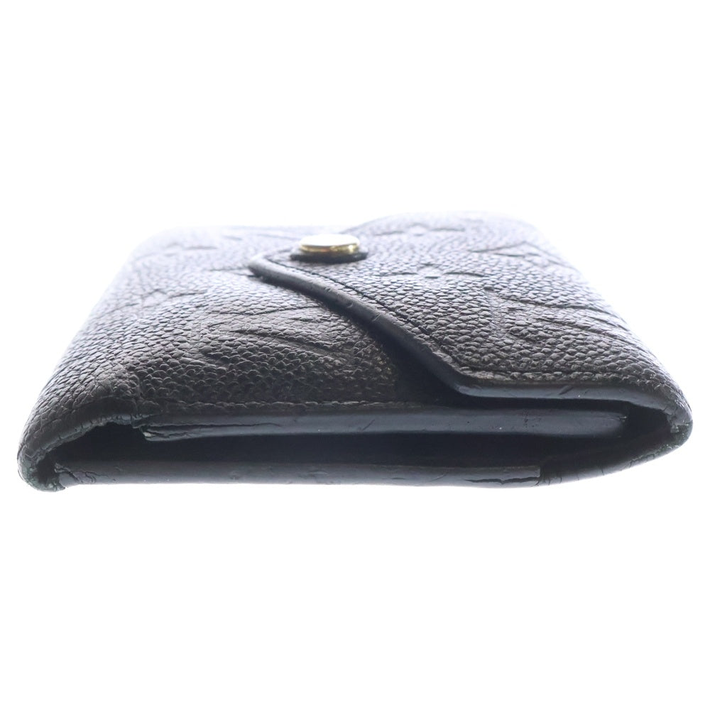 LOUIS VUITTON(ルイヴィトン) PORTEFEUILLE VICTORINE モノグラム ポルトフォイユ ヴィクトリーヌ ウォレット 三つ折り財布 ブラック M64060 SP3198