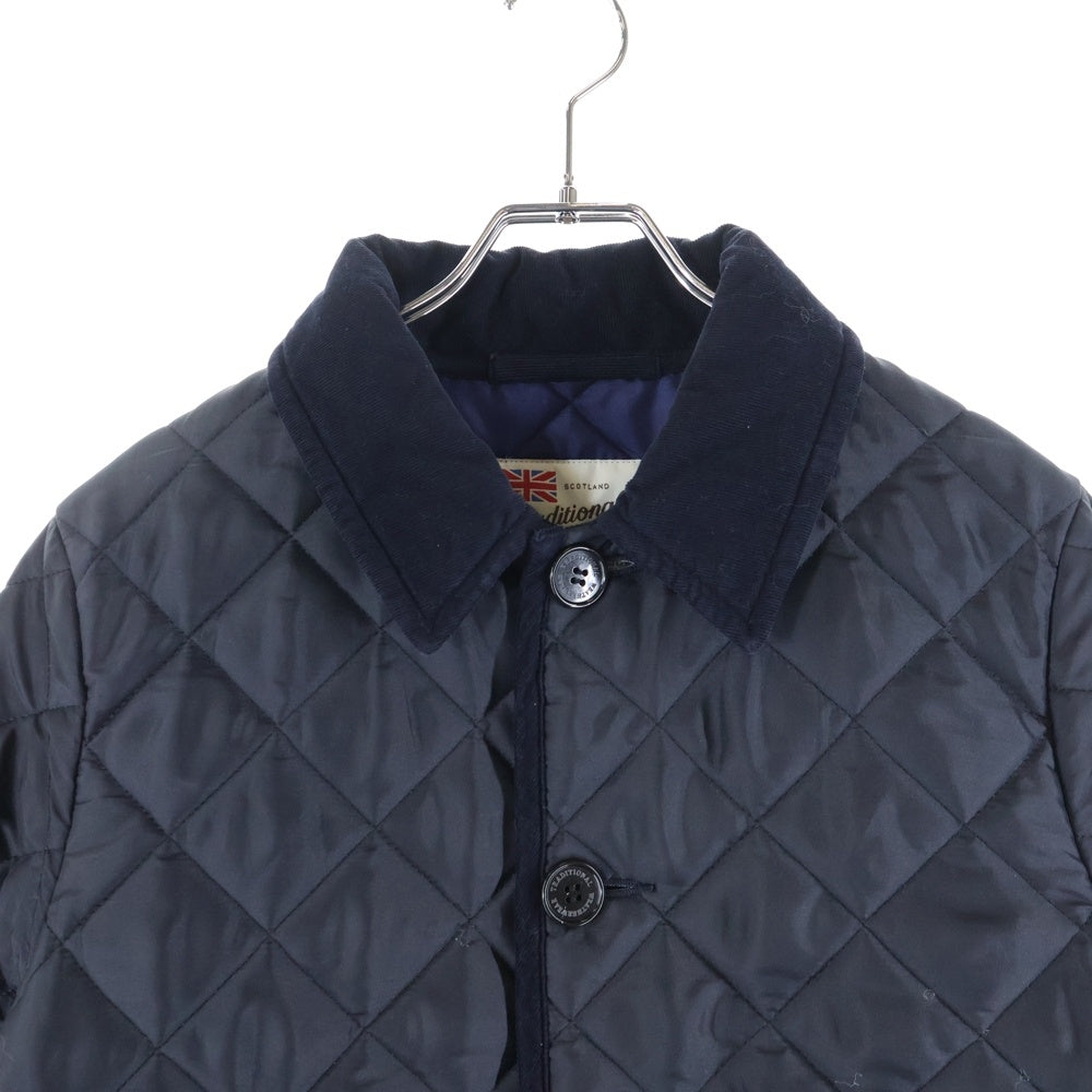 Traditional Weatherwear(トラディショナル ウェザーウェア) 20AW WAVERLY コーデュロイカラー キルティング ジャケット ネイビー G202APQCO0014A