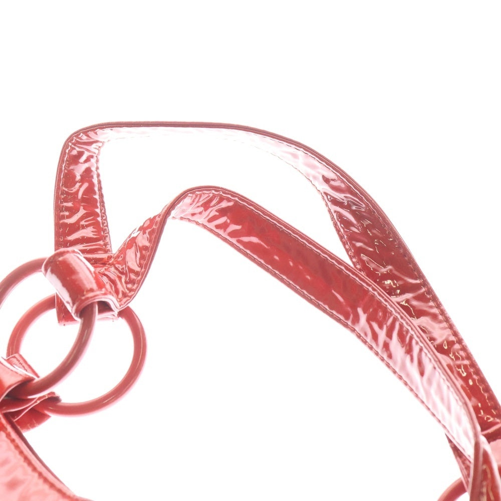 agnes b.(アニエスベー) パテント ハンドバッグ レディース レッド