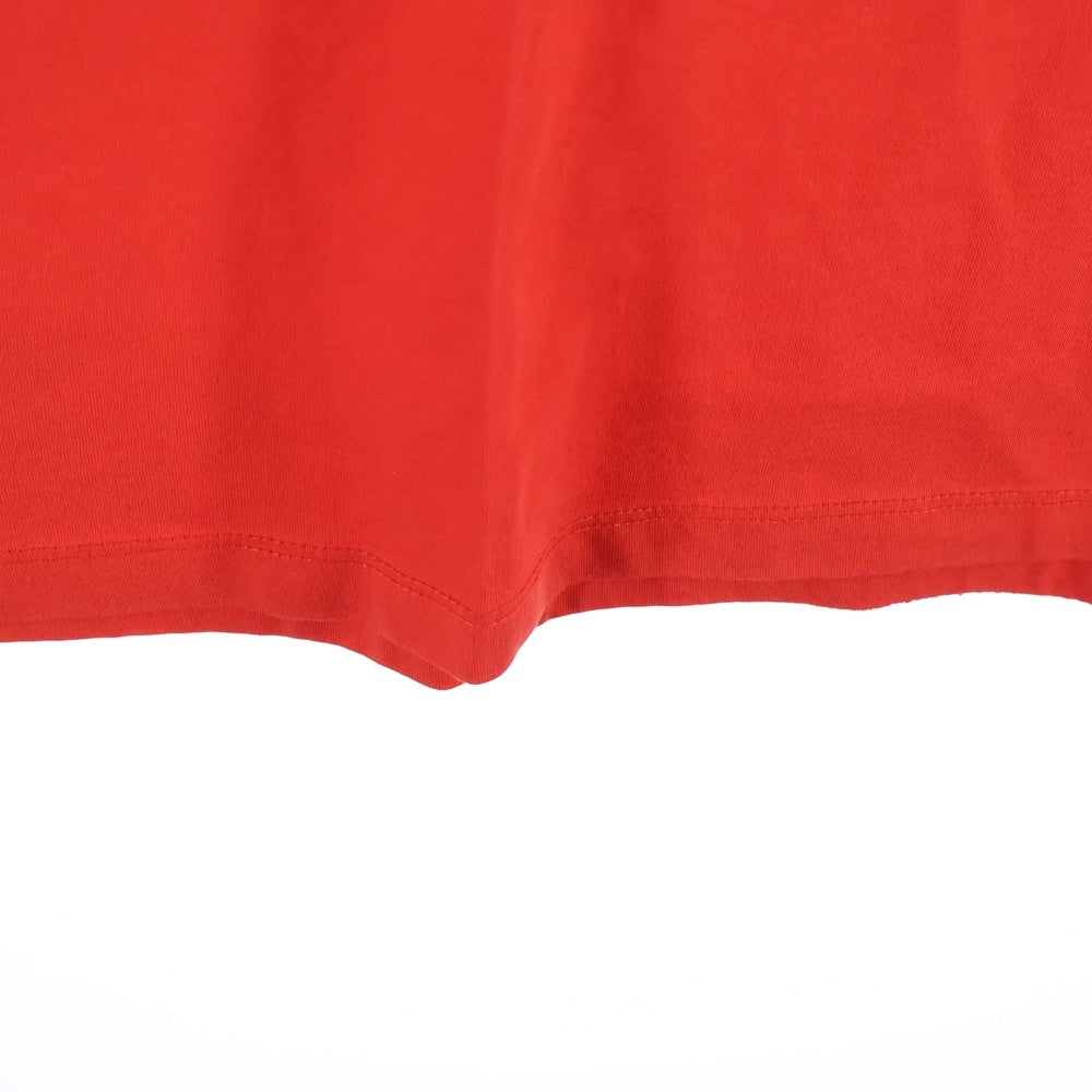 Maison Martin Margiela(メゾンマルタンマルジェラ) 18AW AIDS CHARITY エイズ チャリティ Vネック 半袖Tシャツ カットソー レッド S30GJ0007 S20299