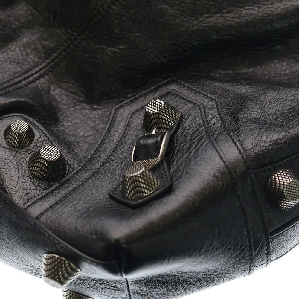 BALENCIAGA(バレンシアガ) Le Cagole Medium shoulder Bag ル カゴール ミディアム レザー メッセンジャーバッグ ショルダーバッグ ブラック 719067 レディース