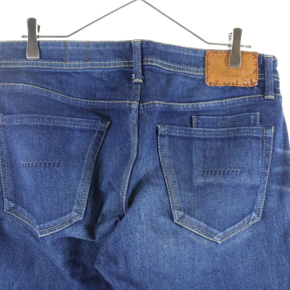 YANUK(ヤヌーク) MICHEL ミシェル パッチワーク ダメージ加工 ジップフライ デニムパンツ インディゴ 57272003