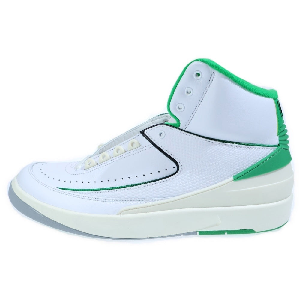NIKE(ナイキ) AIR JORDAN 2 RETRO エアジョーダン2 レトロ ハイカットスニーカー ホワイト/グリーン US12/30cm DR8884-103
