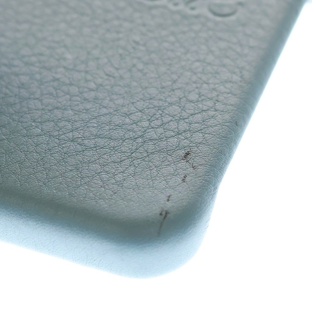 LOEWE(ロエベ) ELEPHANT IPHONE COVER XS MAX 象 レザー アイフォン カバーケース ショルダー スマートフォンケース ブルー 103.15AB07