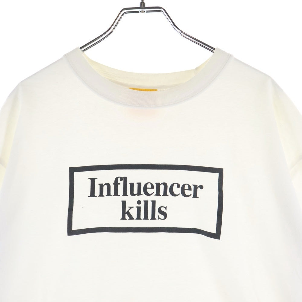 FR2(エフアールツー) バニー刺繍 クルーネック 半袖Tシャツカットソー ホワイト